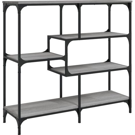 Maison Exclusive - Tavolo Consolle Grigio Sonoma 103x32x95 cm in Legno Multistrato