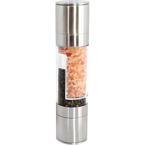 Moulin à poivre avec broyeur réglable, design double face pour et (1/5)
