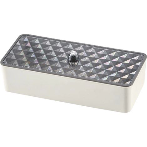 Boîte de rangement de cuisine blanche, hermétique, à plusieurs niveaux, pour outils (1/5)