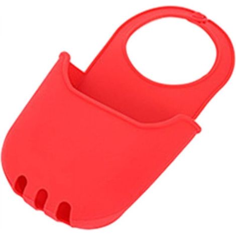 Convenient sponge holder for sink - Storage bag for dishes and soap
