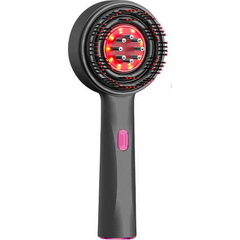 1 Peigne de massage électrique, lumière rouge 630nm, guide liquide, 3 modes, soin cuir chevelu(Troisième trimestre : août) (1/5)