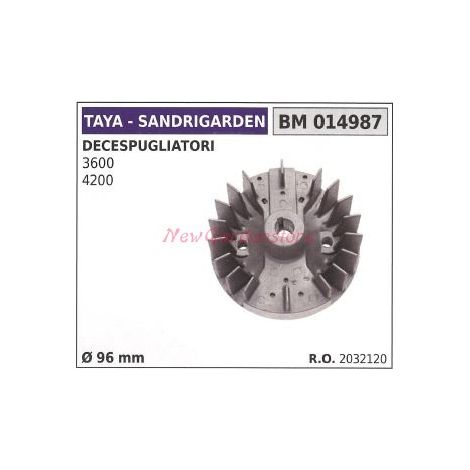 Volano magnetico SANDRIGARDEN motore decespugliatore 3600 4200 Ø96mm 014987