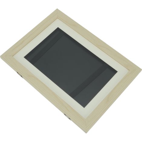 Austauschbarer magnetischer Bilderrahmen aus Holzverbundwerkstoff für Kinder, ideal zum Zeichnen und für kreative Hobbys. (1/5)