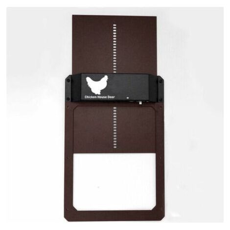 Porte de poulailler domestiques automatique sensible à la lumière, porte de poulailler, porte pour animaux (1/4)