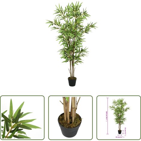 vidaXL Décoration extérieure - Bambou artificiel 828 feuilles 150 cm vert (1/5)