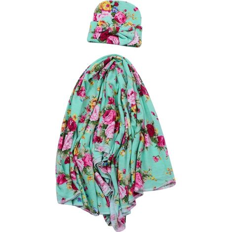 Kit Lange pour -né Bébé Vert en Coton Doux et Chaud (1/5)