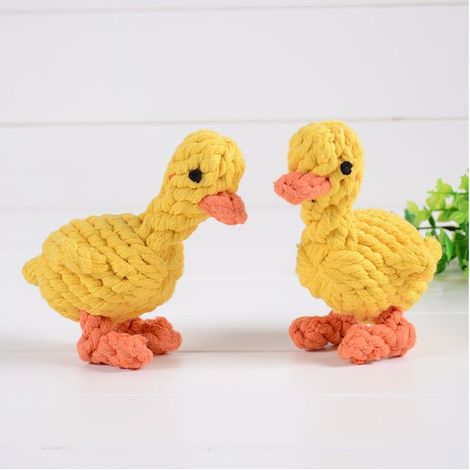 Jouets pour chiens en coton naturel, peluches, petites et moyennes tailles. (1/5)