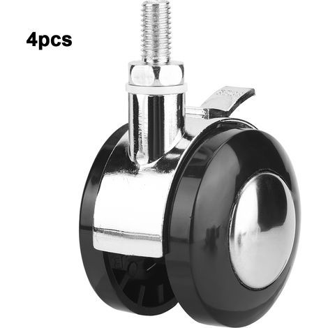 Set of 4 premium quality swivel casters for furniture chairs (1/5)