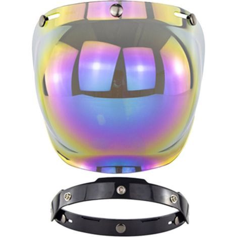 Casqueur ouvert Visor Motorcycle Bubble Bouclier Casques Accessoire (1/4)