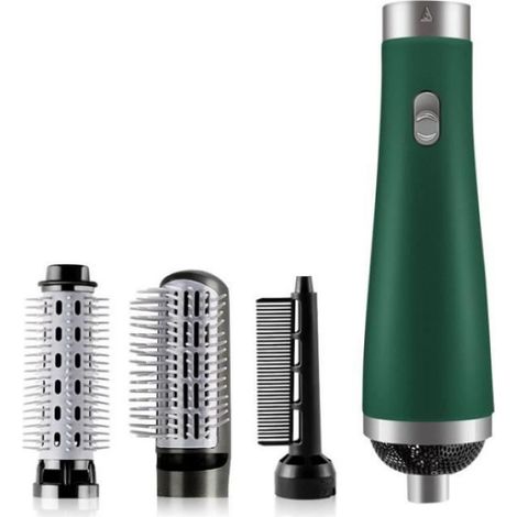 1 Peigne à air chaud,3 températures,ions négatifs,alliage de manganèse,coiffure maison (1/4)