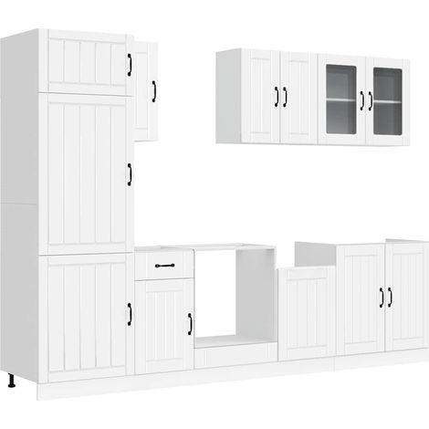 Maison Exclusive - Conjunto de armarios de cocina "Lucca" de 8 pi (1/5)