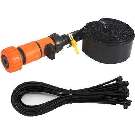 DIY trampoline sprinkler, ideal for outdoor fun and cooling off in the garden - 12 m Orange (1/5)