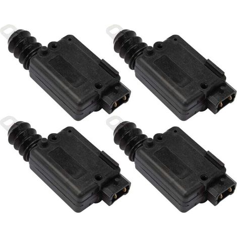 4 × Moteur Centralisation de Porte ou Coffre pour Clio 2 Duster Logan Sandero, Actionneur de Verrouillage Central pour Megane Scénic Trafic Twingo Espace Kangoo Master 2 7701039565