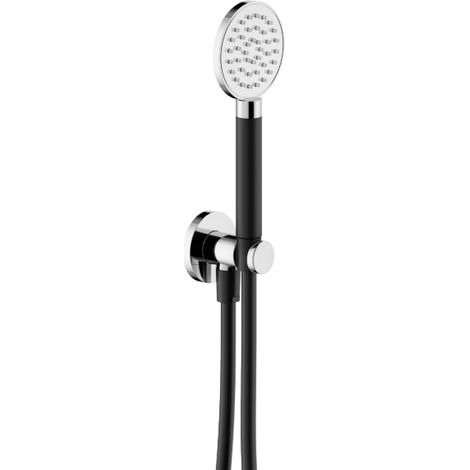 Duplex con presa acqua Ø 1/2" Nobili serie SOLE AD146/54CR Cromato - Ottone (1/2)