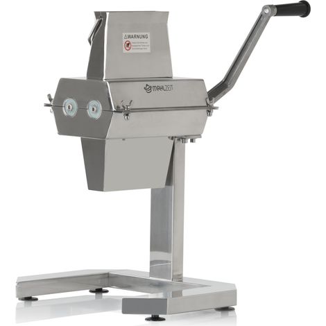 Batticarne in acciaio inox Mahlzeit con manovella, tenderizer di carne con 54 lame, apertura grande 13x3cm (1/5)