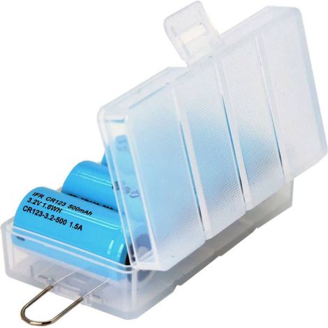 Soshine SBC-027 Boîte de piles 4x CR-123A, 16340 (L x l x H) 73 x 41 x 22 mm (1/5)