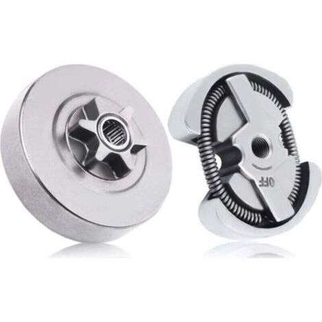 Kit di montaggio del tamburo della frizione 3/8-6T per Husqvarna 120 36 41 136 137 141, XU, 142 235 235E 240 236 Jonsered 2035 2036 2040 2041 Partner 350 351 Catena motosega 53000 47061 (1/4)