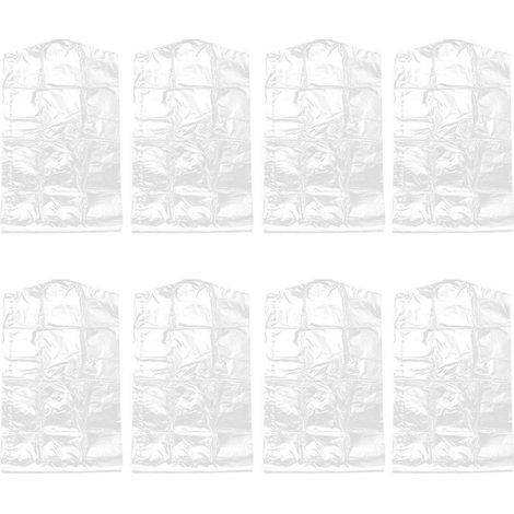 Lot de 30 housses à vêtements transparentes en plastique (60 x 150 cm) jetables, anti-poussière, pour la maison, le magasin et l'extérieur.-150X60cm-Transparent (1/4)