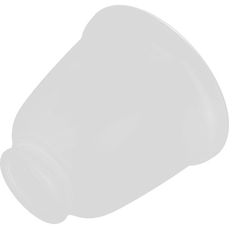 Petit abat-jour en verre blanc en forme de cloche, résistant à la chaleur, avec protection pour l'ampoule, convenant aux lustres et aux plafonniers, idéal pour les maisons modernes. (1/5)