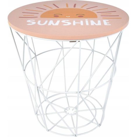 Home-styling-collection Mesa Infantil azul 30x30x30 cm