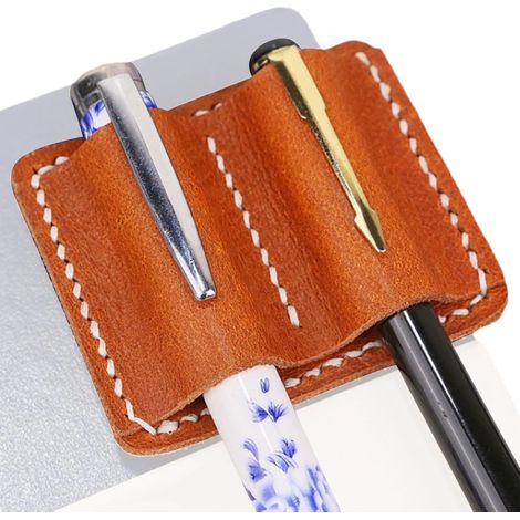 für Tagebuch PU Leder Stifthalter für Planer Retro