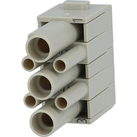 HARTING Han CD Modul Buchseneinsatz (F) Crimpanschluss, 7-polig 3/4 830V - 830V Steuerkontakt, 40A/10A - 1 Stück (1/3)