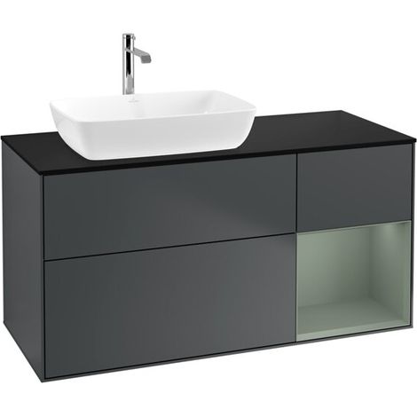 Villeroy & Boch G812GMHG Meuble sous-lavabo Finion G81 (1/2)