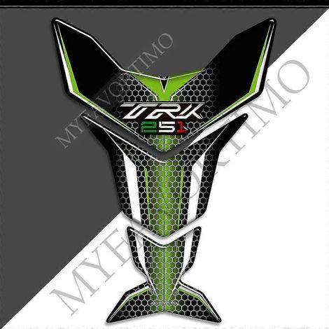 Kit de protection pour réservoir d'essence, de carburant et de protection pour casque et genoux de moto Benelli TRK251 Adventure (TRK2514) - Autocollants inclus (1/5)