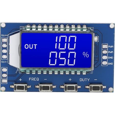 Einstellbarer PWM-Signalgenerator – Frequenz- und Tastverhältnismodul – Blaue Rechteckwellenplatine (1/5)