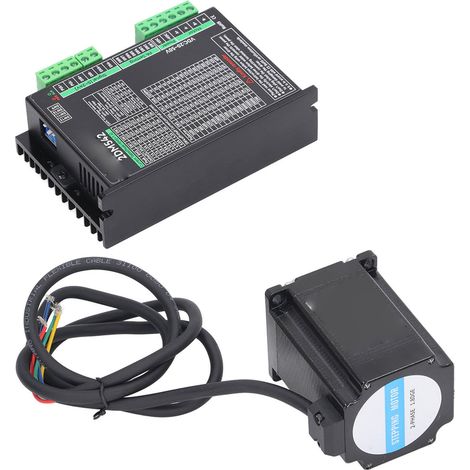 Contrôleur de moteur pas à pas numérique biphasé à faible bruit, compatible avec les moteurs pas à pas 57 et une entrée 20-50 V CC. (1/5)