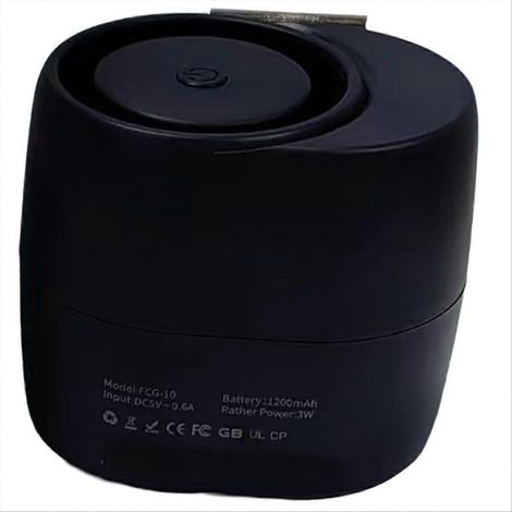 Ventilateur portable à pince ceinture rechargeable, orientable à 360°, avec embout turbo et 3 vitesses pour un vent puissant, idéal pour les sports et le travail en extérieur. (1/5)