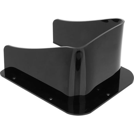 Cache Sonnette Extérieur Étanche Protection Pluie pour Sonnette Maison et Interphone Couverture Anti-dommages pour Lecteurs Empreintes et Serrures Noir Compact avec Vis (1/5)