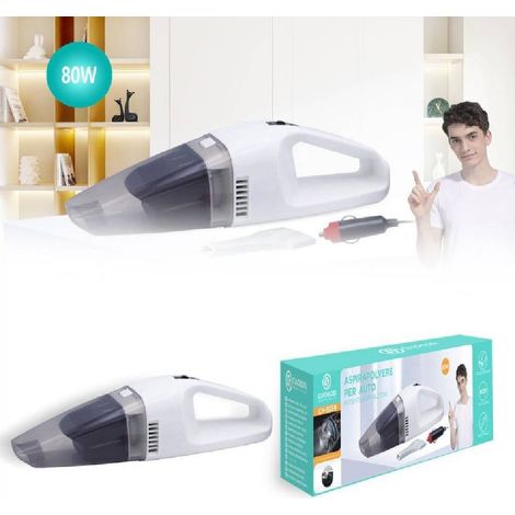 TRADE SHOP - Aspirapolvere Portatile Auto Camper Presa Accendisigari 12v 80w Accessori Cx-9359 - (1/3)