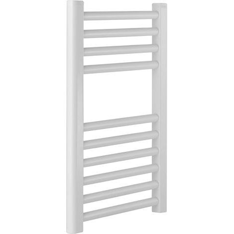 York White Towel Rail Flat 500mm W x 600mm H High Bathroom Radiator