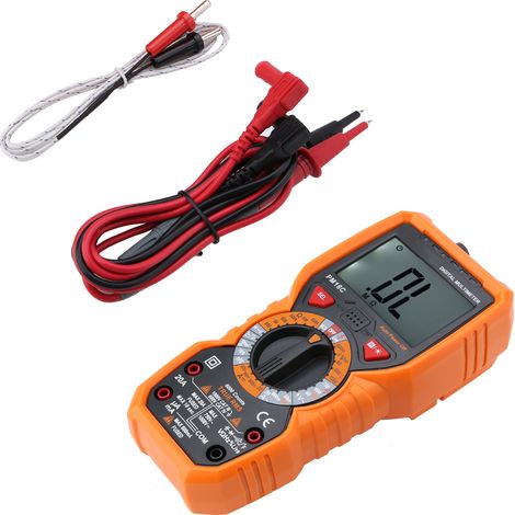 PEAKMETER PM18C Multimètre Numérique Intelligent Testeur Tension Résistance NCV Détecteur Électrique Sans Contact (1/5)