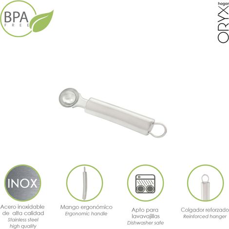 Scola Frutta e Verdura Acciaio Inox 3 x 19 (Alt.) cm. (1/2)