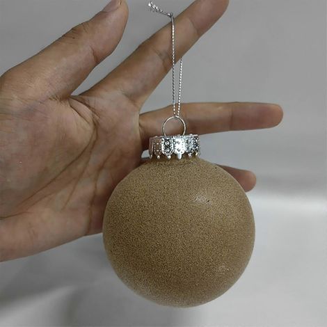 Boules de Noël colorées, boules de Noël floquées, décorations de sapin de Noël en plastique, boules décoratives à suspendre pour sapin de Noël (1/3)