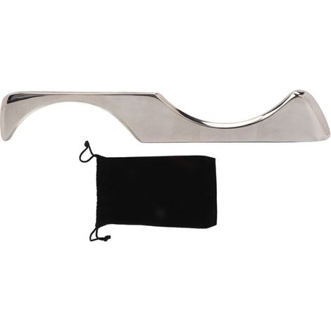 Gua Sha aus Edelstahl in S-Form für Nacken-, Schulter- und Armmassage – verbessert die Durchblutung (1/5)