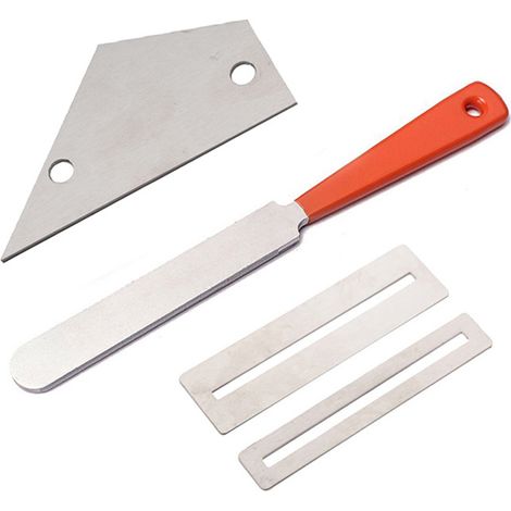 EASYCOMFORT Kit d'outils de réparation de guitare avec lime de meulage de frettes outil de nivellement de bas de manche (1/5)