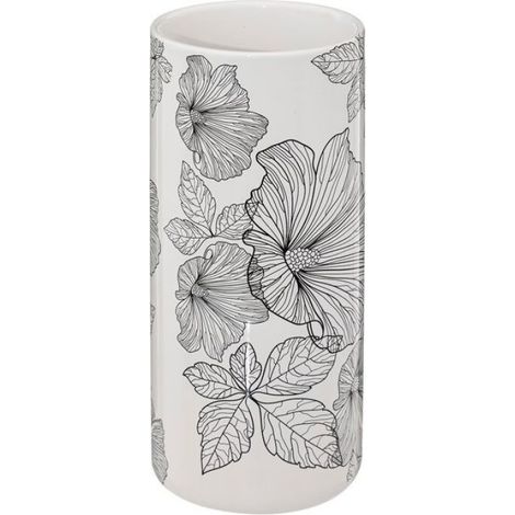 Brosse de toilette 10 x 37 cm envole florale (1/2)