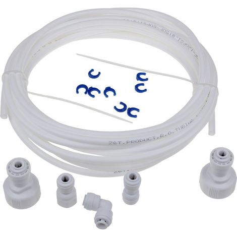 Raccord universel pour frigo américain 6m – Tube diamètre 6.35mm – Pièce détachée réfrigérateur – Compatible avec modèles standards – Universeel