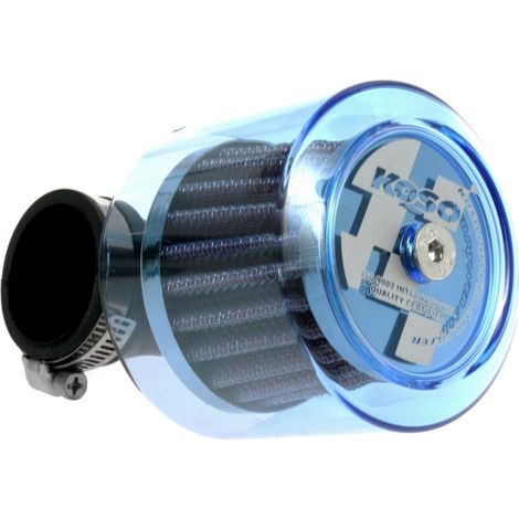 Koso Racing Luftfilter / Kegel / Kegel, Blau, 90°, 35 mm
