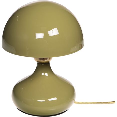 Lampe paulette kaki - 24x18cm - Vert kaki (1/3)
