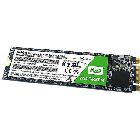 SSD vert 240 Go SATA III (1/2)