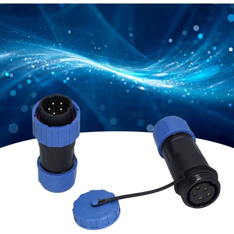 IP68 wasserdichter Luftfahrtstecker und -buchse LP20, lötfrei, mehradrig, lötfreier Stecker und Buchse, 250 V, Φ6-12 mm², 5 Pins. (1/5)