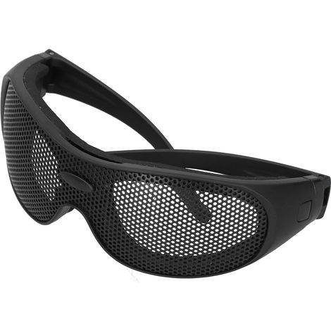 Lunettes de sécurité résistantes aux chocs avec grille en fer UV400 pour les amateurs de jeux vidéo militaires et de plein air. (1/5)