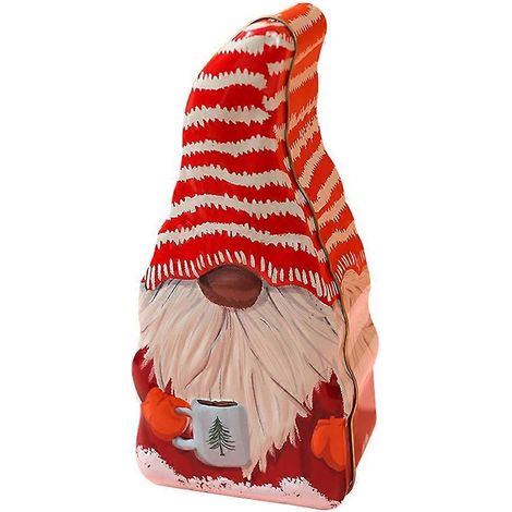 Boîte de Noël en fer-blanc, boîte à bonbons, boîte à biscuits, petite boîte cadeau-20.5X10X7CM-Stripe