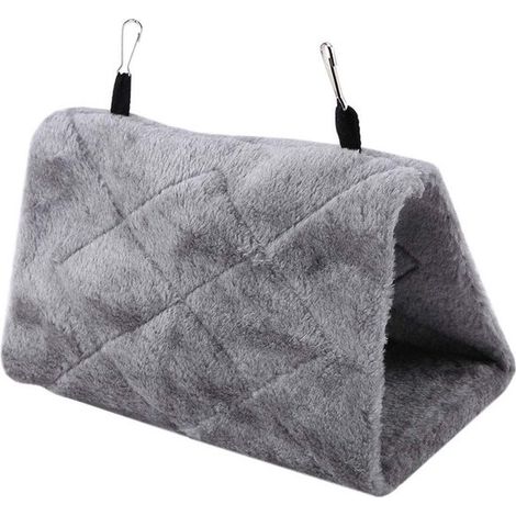 Dailygoods Amaca morbida in peluche Casetta per uccelli Letto per uccelli Accessori per gabbia per uccelli Calore invernale Comodo posto di riposo Nido per uccelli (1/5)