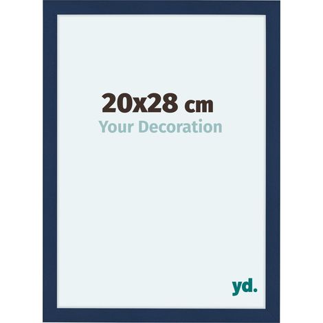 yd. - Cadre photo 20x28 - Bleu Fonce Patine - MDF - Como (1/5)