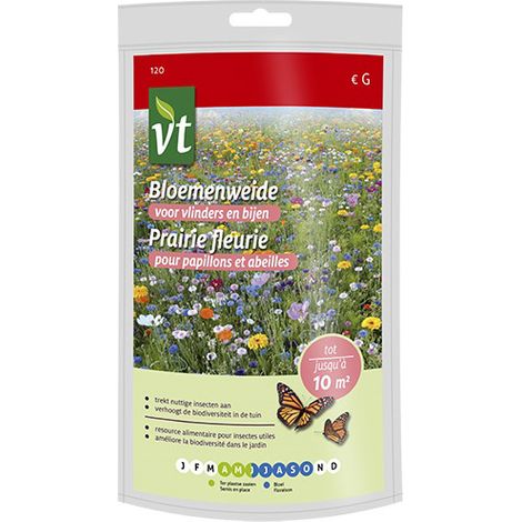 Prairie Fleurie Pour Papillons Et Abeilles - Ca. 15 gr (Livraison (1/2)